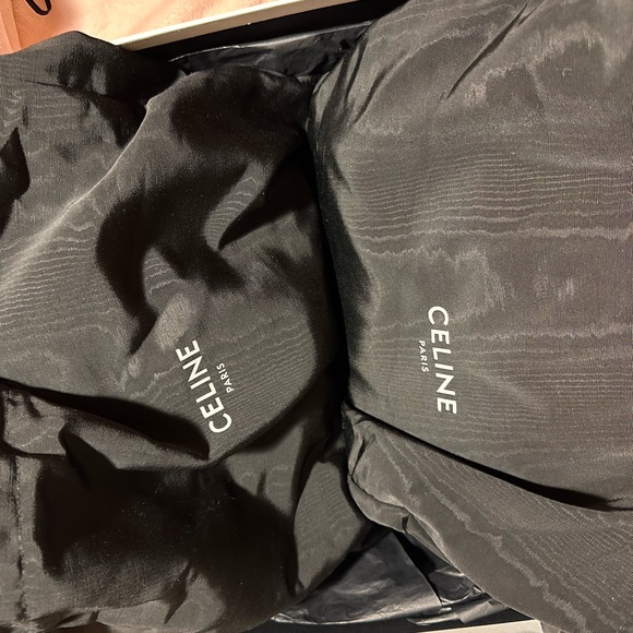 Celine Blank Low Lace Up Sneaker with Toe Cap in Canvas and Calfskin - Off White - Picture 16 of 16